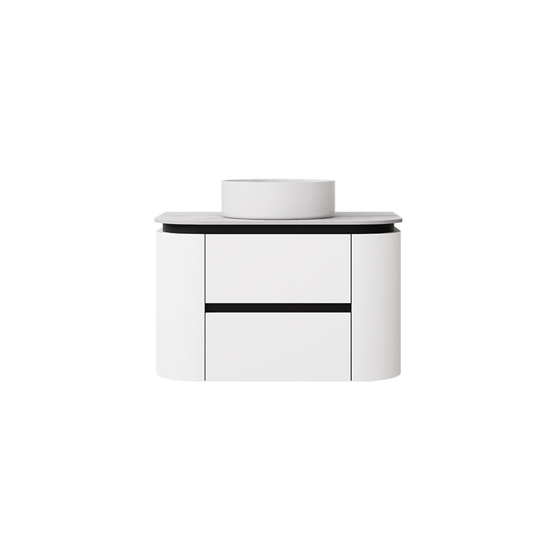 Lukka Devito 600-1500mm Matt Black and White Modern Wall Hung Vanity PVC Cabinet