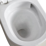 Lukka Orta 700x385x841mm Gloss White Tornado Rimless Back to Wall Toilet Suite