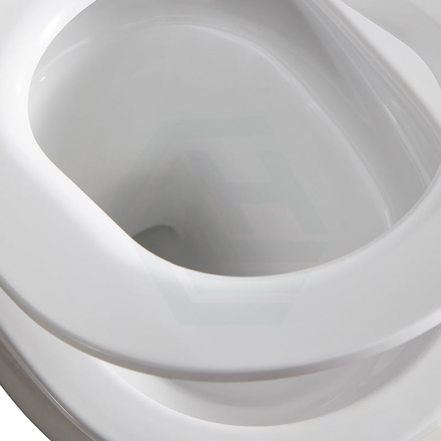 Lukka Orta 700x385x841mm Gloss White Tornado Rimless Back to Wall Toilet Suite