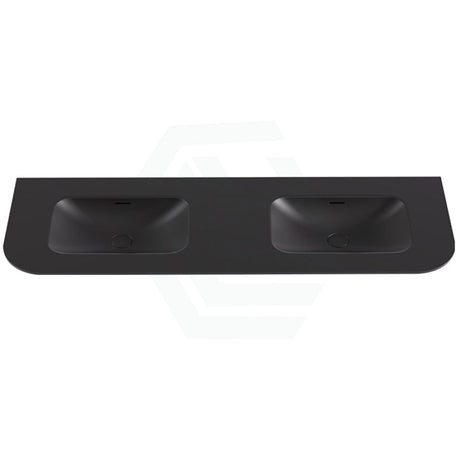 Lukka Aruro 505mm Width Solid Surface Stone Basin with Overflow 900-1800mm Variant Colour Available