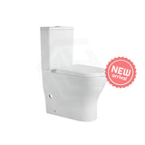 Lukka Verona 650x390x450mm Gloss White Tornado Rimless Back to Wall Toilet Suite