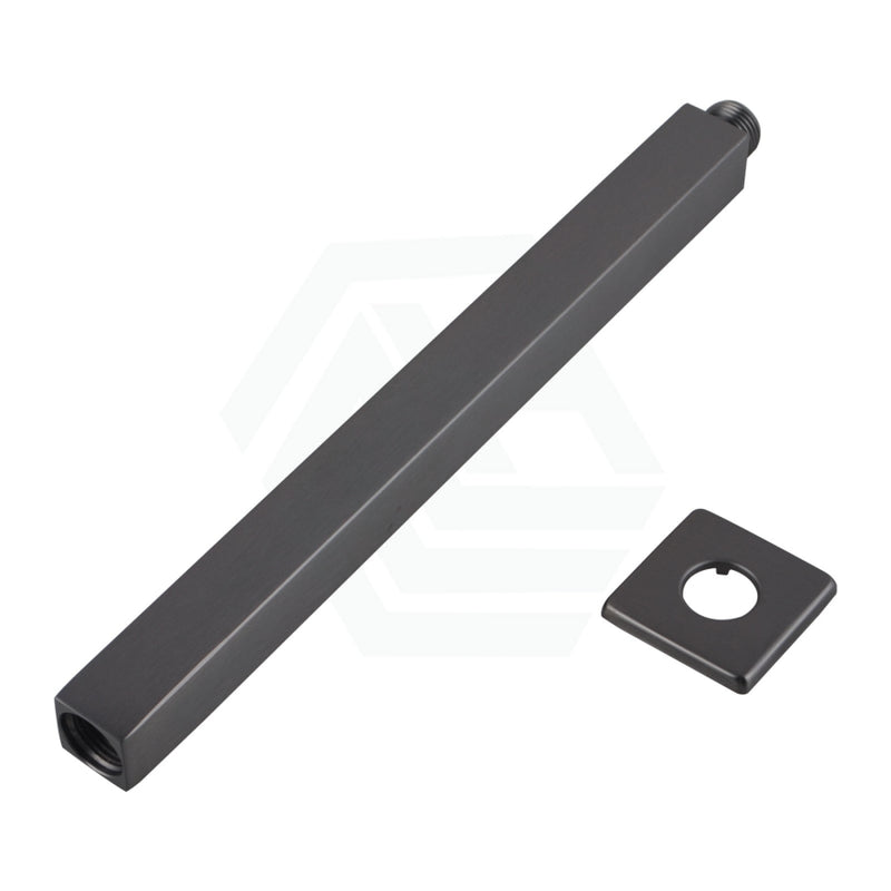 300/600Mm Square Ceiling Shower Arm Gunmetal Grey