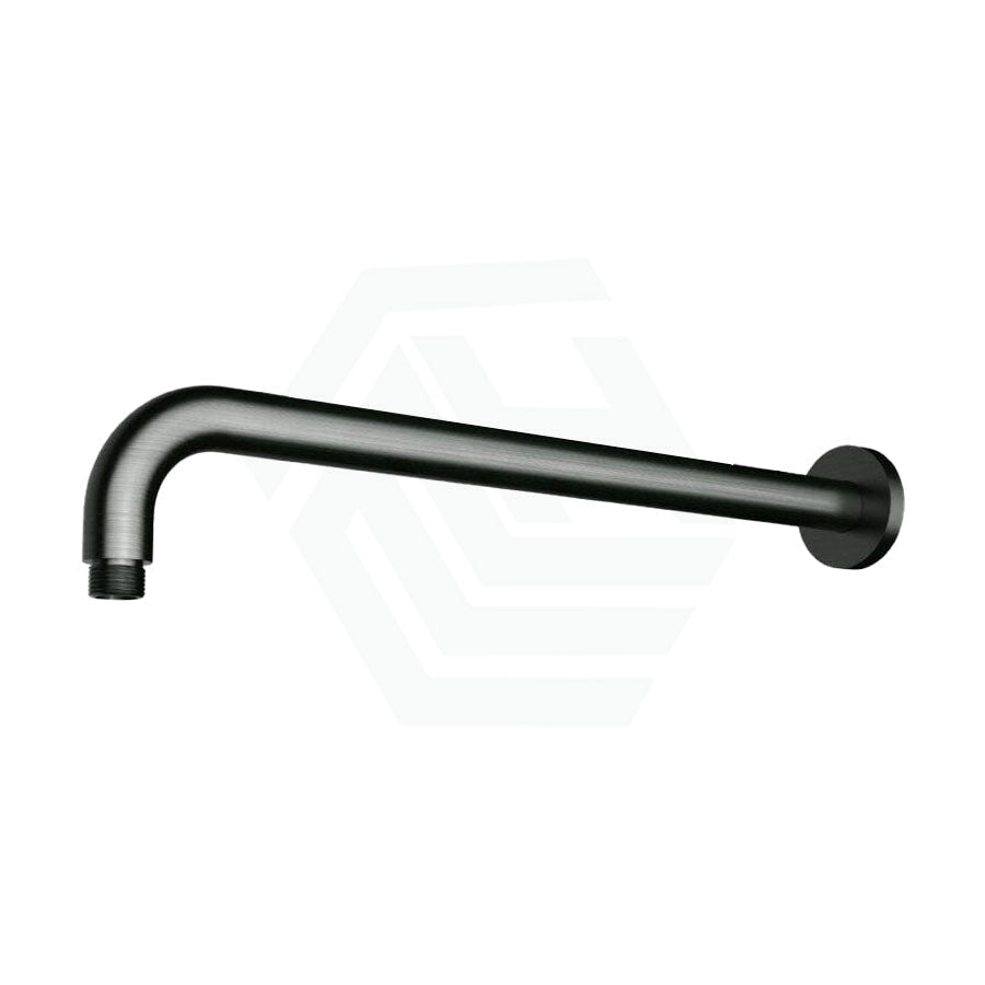 M#3(Gunmetal Grey) 400Mm Round Horizontal Shower Arm Gunmetal Wall Mounted Grey Arms