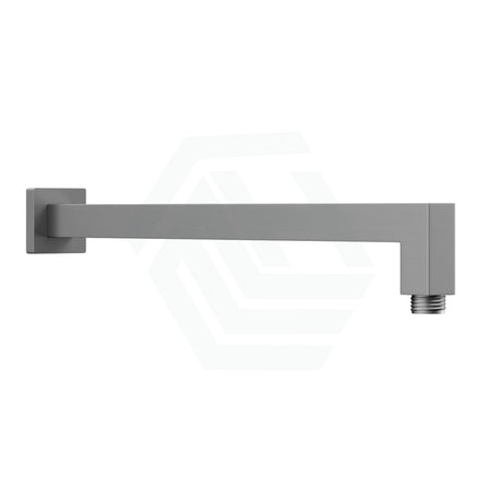 M#1(Gunmetal Grey) 404Mm Square Horizontal Wall Mounted Shower Arm Gun Metal Gunmetal Grey Arms