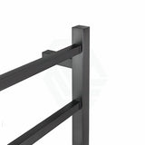 520X500X120Mm Square Gunmetal Grey Electric Heated Towel Rack 4 Bars Rails