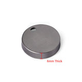 M#1(Gunmetal Grey) 5.5/8Mm Thick Round Hinge Covers For Seat Cover 8Mm Toilet Accessories