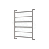 M#1(Gunmetal Grey) 600 X 800Mm Fienza Koko Heated Towel Rail 6 Square Bars Rails