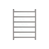 M#1(Gunmetal Grey) 600 X 800Mm Fienza Koko Heated Towel Rail 6 Square Bars Rails