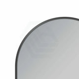 M#1(Gunmetal Grey) 600X900Mm Arch Led Gun Metal Framed Mirror Touch Switch Vertical Or Horizontal