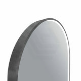 M#1(Gunmetal Grey) 600X900Mm Arch Led Gun Metal Framed Mirror Touch Switch Vertical Or Horizontal