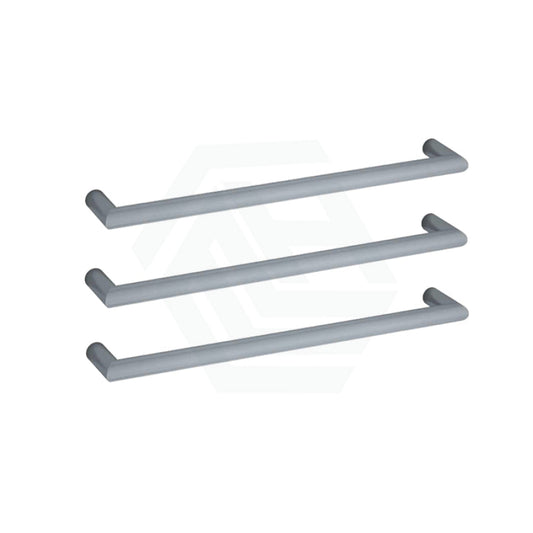 M#1(Gunmetal Grey) 630/830Mm Thermogroup Round 3 Single Bar Heated Towel Rail Gunmetal Rails