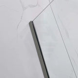 900/1000/1200X2000Mm Frameless Shower Screen Single Door Fixed Panel 10Mm Glass Gunmetal Grey