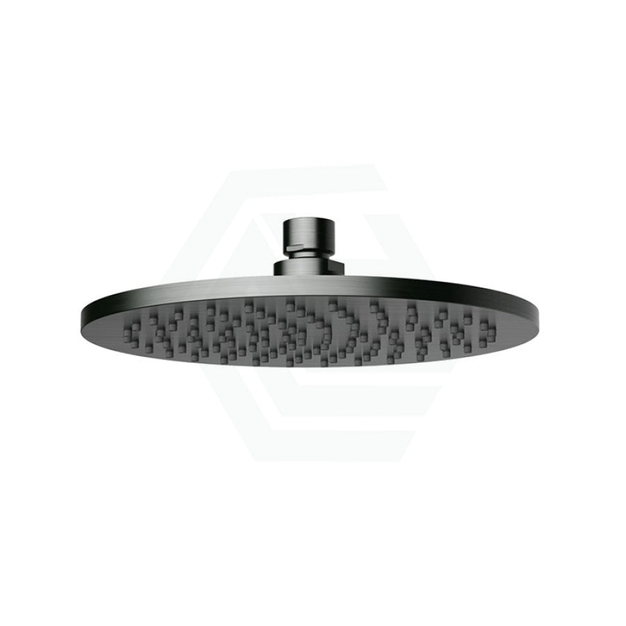 M#3(Gunmetal Grey) Cora 200Mm Round Brass Gunmetal Shower Head Grey Heads