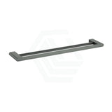 M#1(Gunmetal Grey) Cora 600/800Mm Double Towel Rail Gun Metal Gunmetal Grey Rails