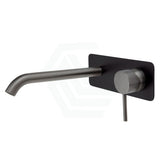 M#1(Gunmetal Grey) Fienza 200Mm Outlet Kaya Wall Basin/Bath Mixer With Spout Multi-Colour Matt Black