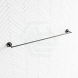 M#1(Gunmetal Grey) Fienza Axle 900Mm Single Towel Rail Gun Metal Gunmetal Grey Rails