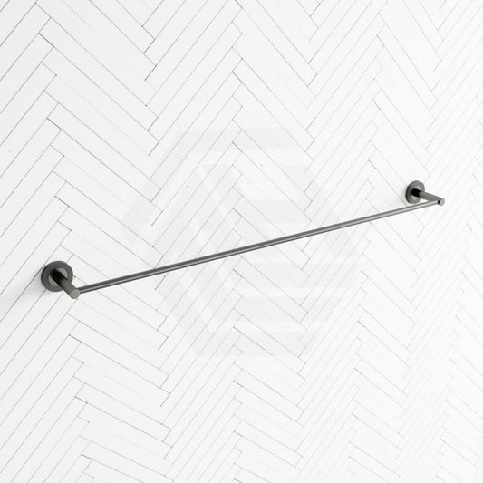 M#1(Gunmetal Grey) Fienza Axle 900Mm Single Towel Rail Gun Metal Gunmetal Grey Rails