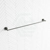 M#1(Gunmetal Grey) Fienza Axle 900Mm Single Towel Rail Gun Metal Gunmetal Grey Rails