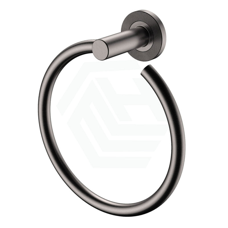 Fienza Axle Hand Towel Ring, Gun Metal