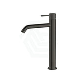 M#1(Gunmetal Grey) Fienza Axle Tall Basin Mixer Solid Brass Gunmetal Grey Mixers