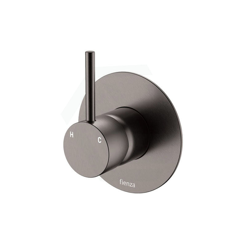 Fienza Kaya 100mm Wall Mixer Gunmetal Grey for Shower and Bathtub