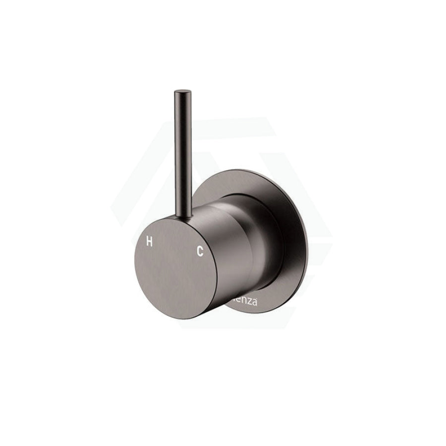 Fienza Kaya 65mm Wall Mixer Gunmetal Grey for Shower and Bathtub