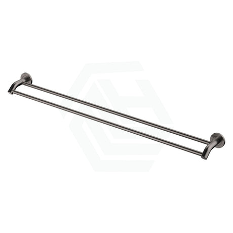 Fienza Kaya 900mm Double Towel Rail, Gun Metal