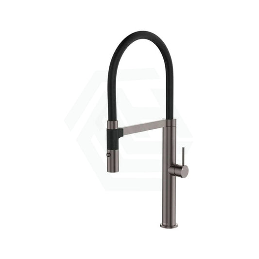 M#1(Gunmetal Grey) Fienza Kaya Gunmetal Grey Brass 360 Swivel Pull Down Kitchen Sink Mixer Tap