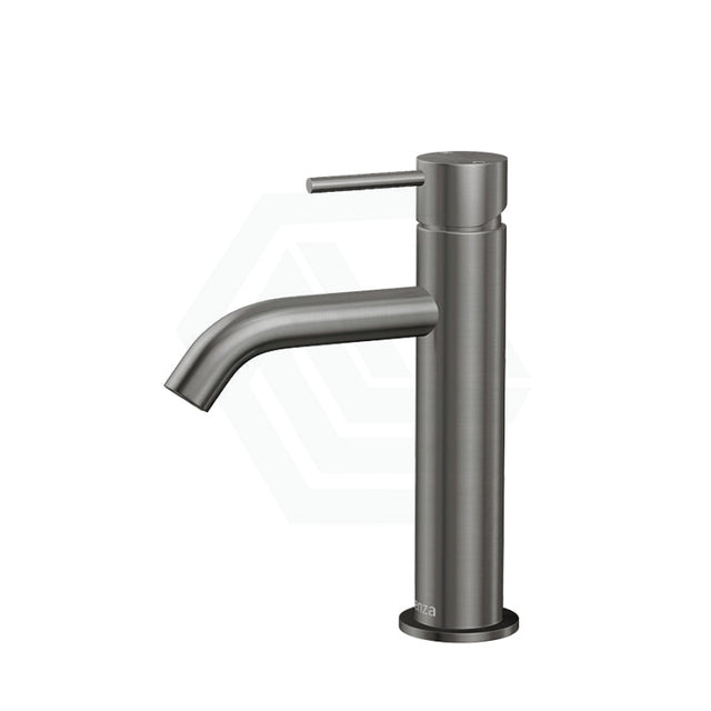 M#1(Gunmetal Grey) Fienza Kaya Curved Basin Mixer Multi-Colour Gunmetal Grey Short Mixers