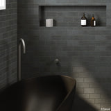 M#1(Gunmetal Grey) Fienza Kaya Floor Mounted Bath Mixer With Hand Shower Gun Metal Round Mixers