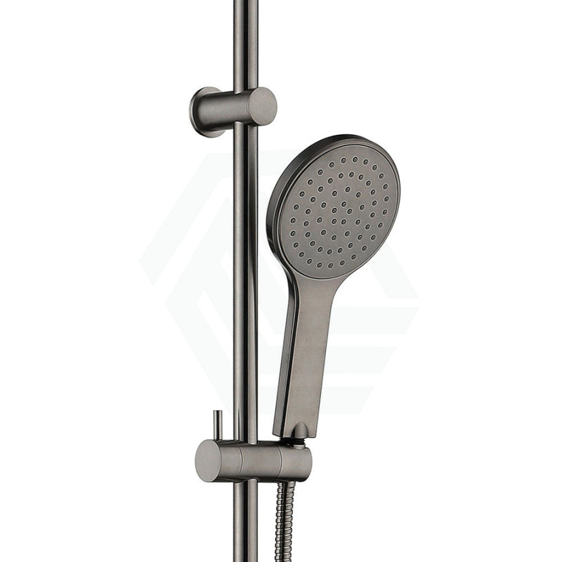 Fienza Kaya Gun Metal Shower Rail With Handheld