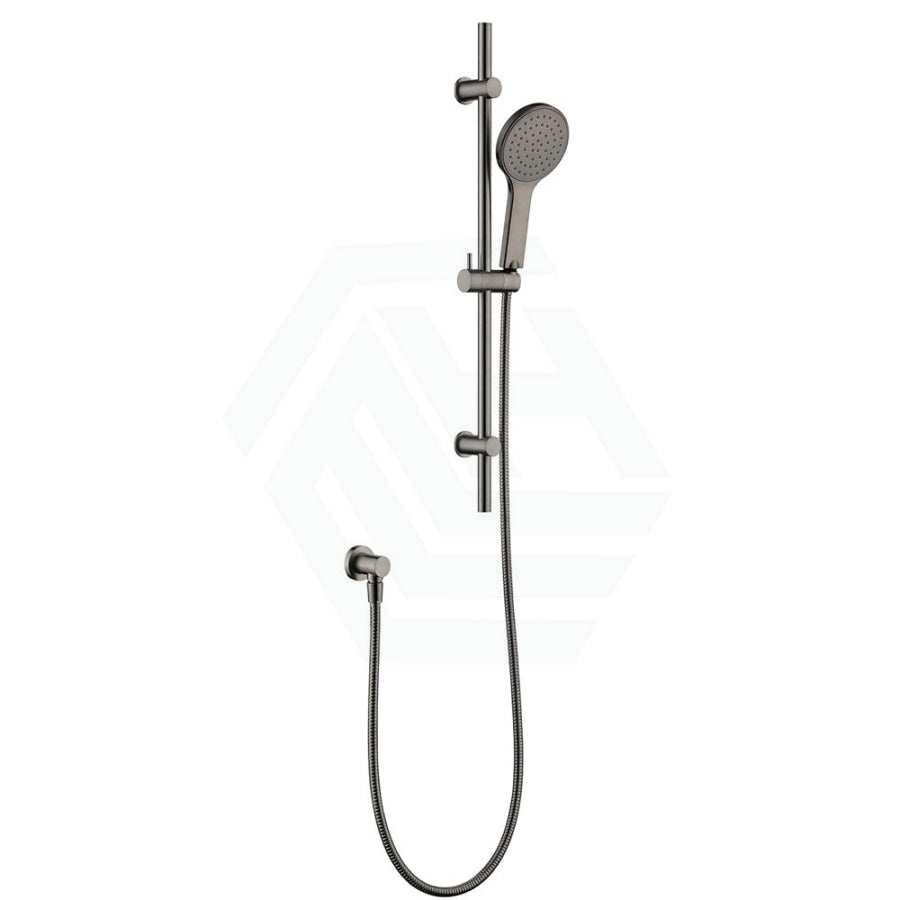 Fienza Kaya Gun Metal Shower Rail With Handheld