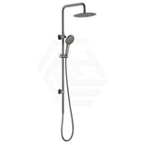 Fienza Kaya Gun Metal Twin Shower Top Water Inlet