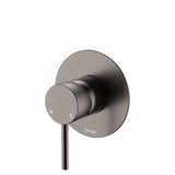 M#1(Gunmetal Grey) Fienza Kaya Gun Metal Wall Mixer Dress Kit Large Round Plate Gunmetal Grey Mixers