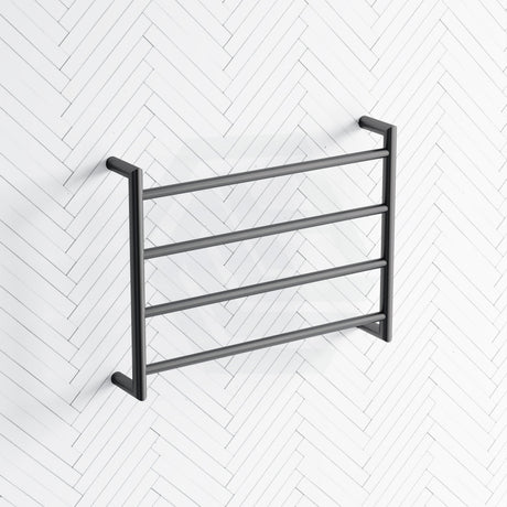 M#1(Gunmetal Grey) Fienza Kaya Heated Towel Rail 600Mm 4/6/9 Bars Rails