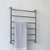 M#1(Gunmetal Grey) Fienza Kaya Heated Towel Rail 600Mm 4/6/9 Bars Rails