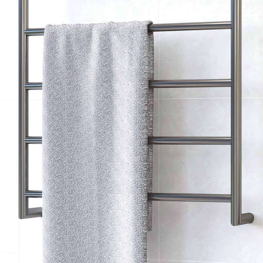 M#1(Gunmetal Grey) Fienza Kaya Heated Towel Rail 600Mm 4/6/9 Bars Rails