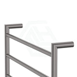 M#1(Gunmetal Grey) Fienza Kaya Heated Towel Rail 600Mm 4/6/9 Bars Rails