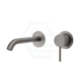 M#1(Gunmetal Grey) Fienza Kaya Wall Basin Bath Mixer Set 160Mm Multi-Colour Gunmetal Grey Bath/Basin