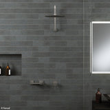 M#1(Gunmetal Grey) Fienza Kaya Wall Mixer Gunmetal Small Round Plate Grey Mixers