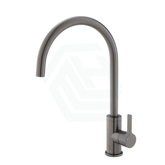 Fienza Sansa Gunmetal Grey Sink Mixer 360 Swivel Solid Brass