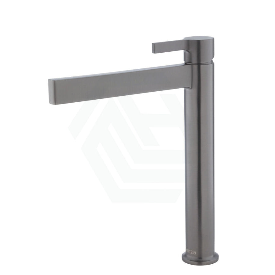 M#1(Gunmetal Grey) Fienza Sansa Tall Basin Mixer Gun Metal Gunmetal Grey Mixers