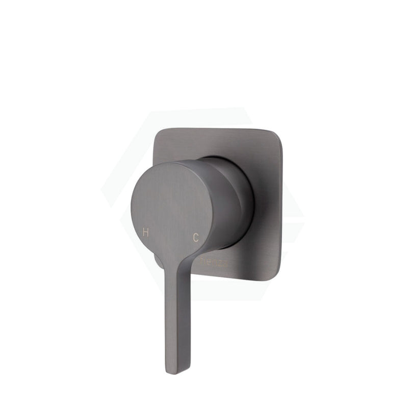 Sansa Wall Mixer, Gun Metal, Soft Square Plate