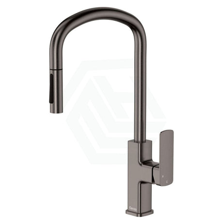 M#1(Gunmetal Grey) Fienza Tono Brass 360 Swivel Pull Out Kitchen Sink Mixer Tap Mixers