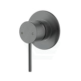 M#3(Gunmetal Grey) Ikon Hali 80Mm Gunmetal Brass Wall Mixer For Bathtub And Basin Grey Mixers