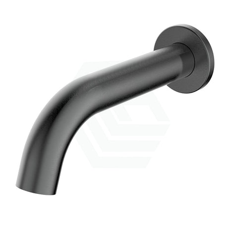 M#3(Gunmetal Grey) Ikon Hali Gunmetal Brass Round Bath Spout 47.5Mm Cover Plate Grey Wall Spouts