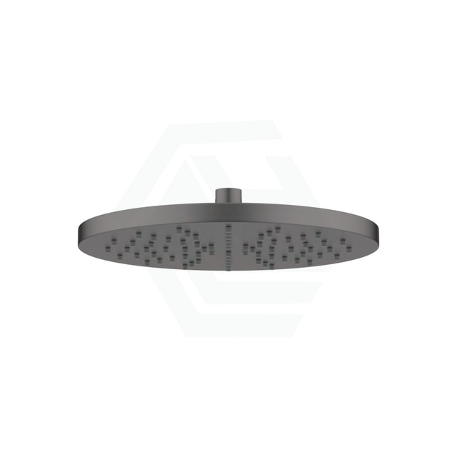 M#1(Gunmetal Grey) Norico 250Mm 10 Inch Solid Brass Brushed Gunmetal Grey Round Rainfall Shower Head