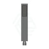 Brass Handheld Shower Square Gunmetal Grey