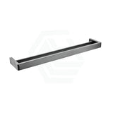 Norico Cavallo 600/800Mm Square Gunmetal Grey Double Towel Rail Stainless Steel 304 Bathroom