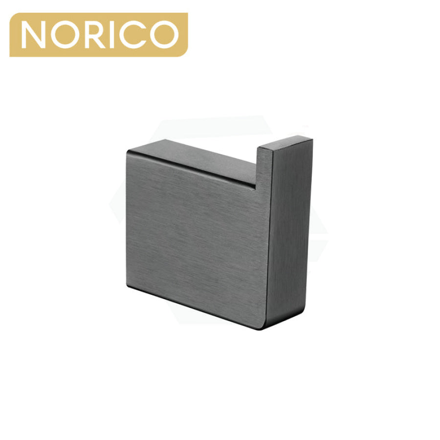 Robe Hook Stainless Steel Square Gunmetal Grey